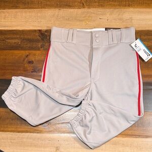 Champro Baseball Pants with Red Side Stripe NWTS